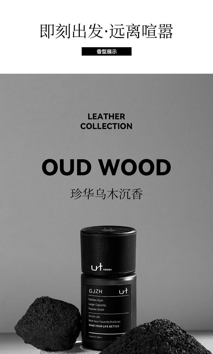High-End Car Fragrance Ornaments Wholesale 2026 New Trendy Popular Fragrance Long-Lasting Light Perfume Deodorizer Odor Remover