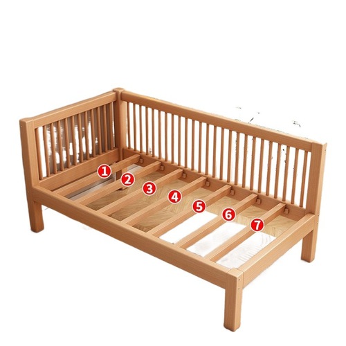 jgz实木拼接床榉木儿童床婴儿床加宽拼接大床小孩床边床拼接床可