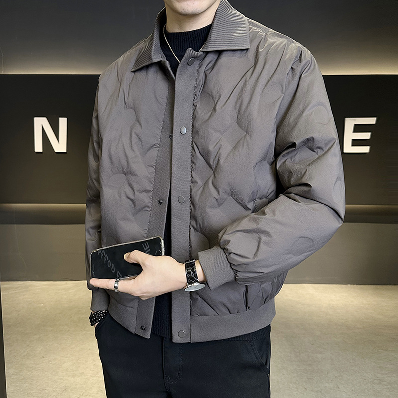 2025 Autumn and Winter National Standard 50 White Duck down Lightweight down Jacket Men's Winter Jacket with Quality Inspection Report