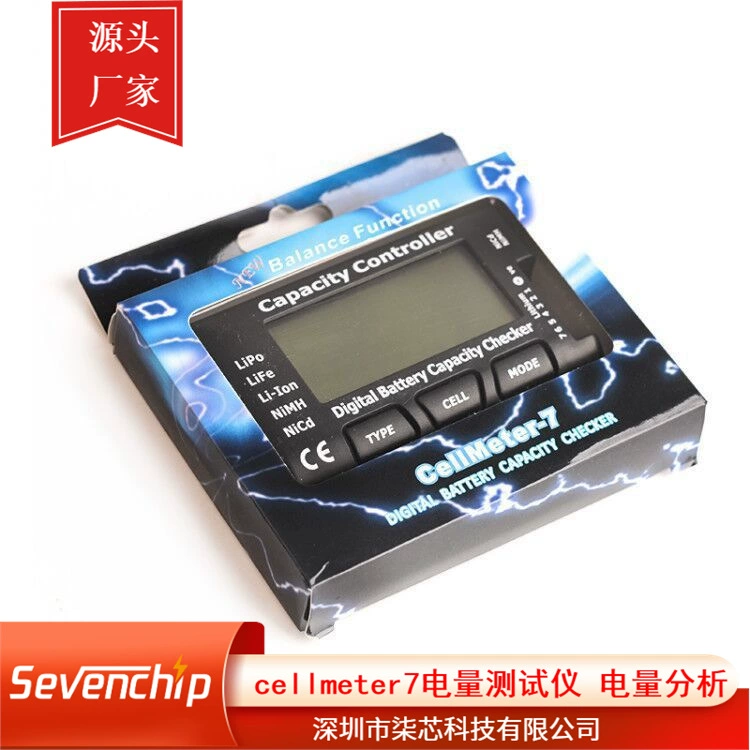 Индикатор заряда батареи Cellmeter7/1-7S / Тестер функций батареи / Измеритель напряжения с интеллектуальным определением