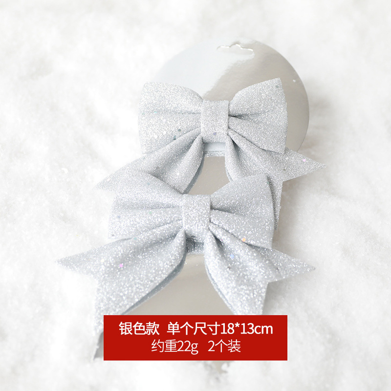 クリスマスの装飾品のスパンコールの大きい蝶結びは卸売りできます。|undefined