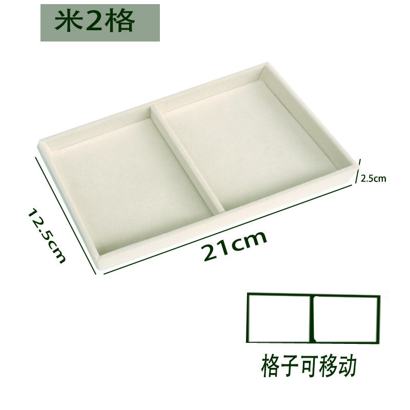Muestra de joyería negra de alta calidad de tela de vello para ver paletas de joyería caja de almacenamiento collar de joyería anillo bandeja de visualización image 37