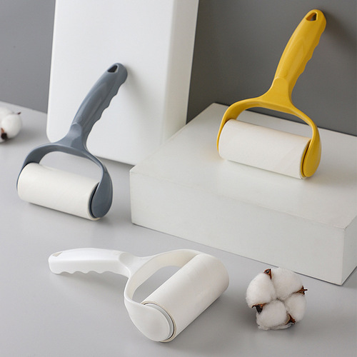 Hair sticking device household roller hair removal artifact roller brush roll paper tearable paper replaceable clothes dust removal roller wholesale
