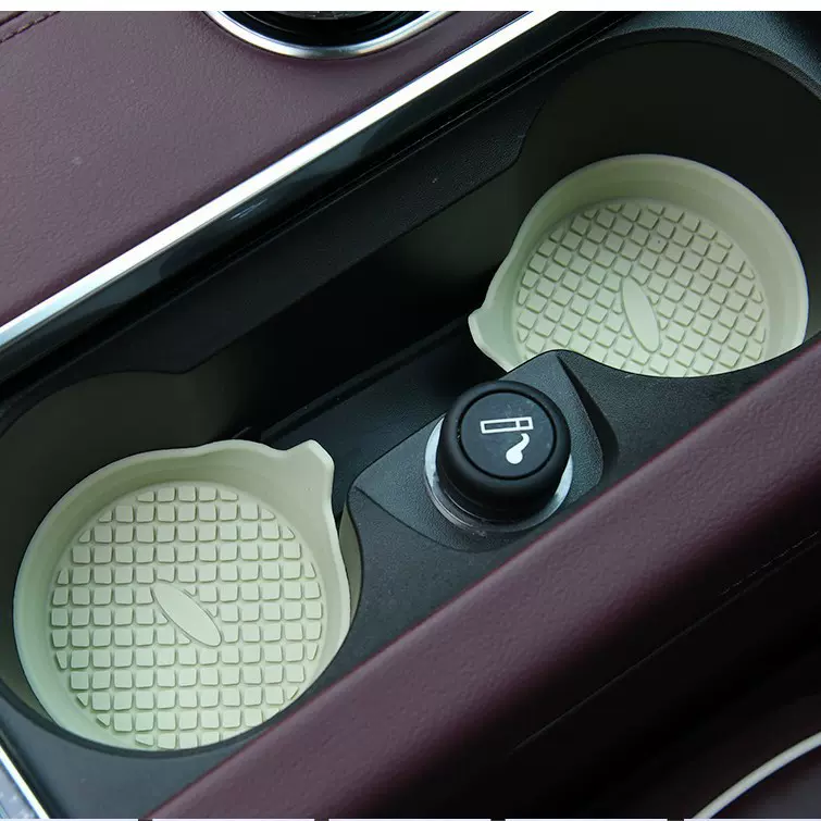 亚马逊跨境热卖汽车杯硅胶垫车载水杯垫防滑垫车用置物垫汽车杯垫