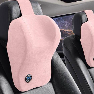 Pillow, Cute Pillow, Headrest - peach-powder-full-refund-if-uncomfortable