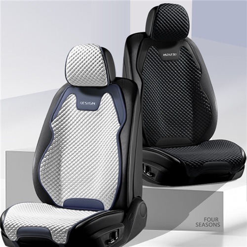 汽车坐垫四季通用超薄凉感透气汽车座垫夏季凉垫马鞍垫小蛮腰座垫