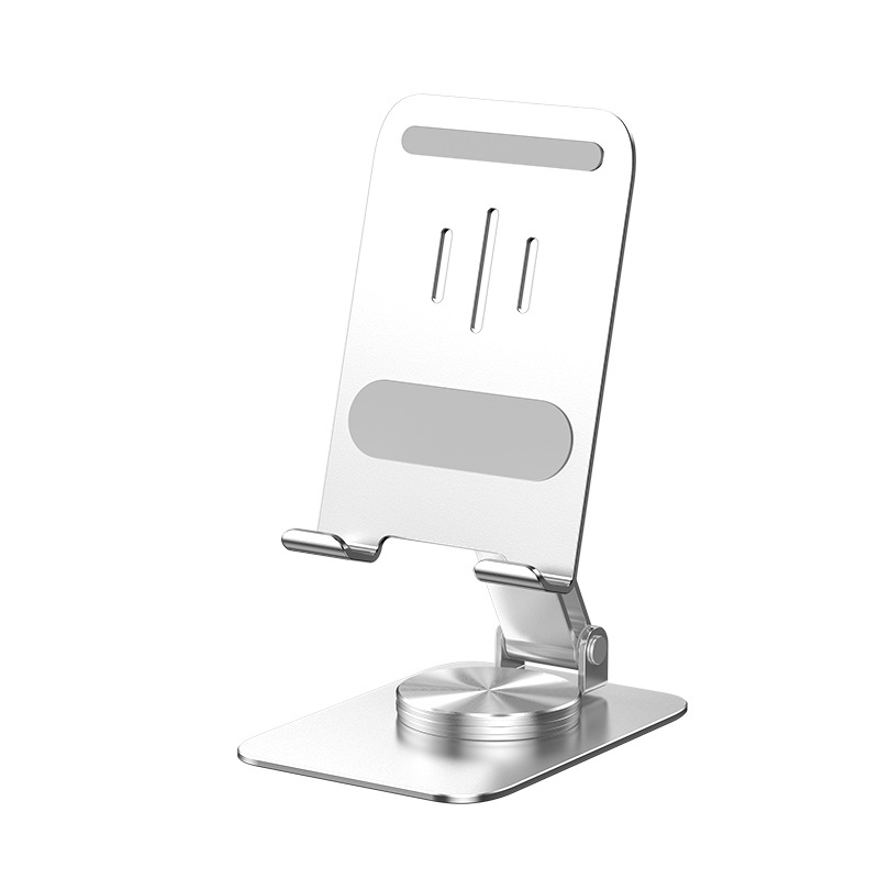 Teléfono Móvil soporte plegable de metal giratorio transmisión en vivo perezoso escritorio tableta retráctil creativo TikTok mano rápida al por mayor