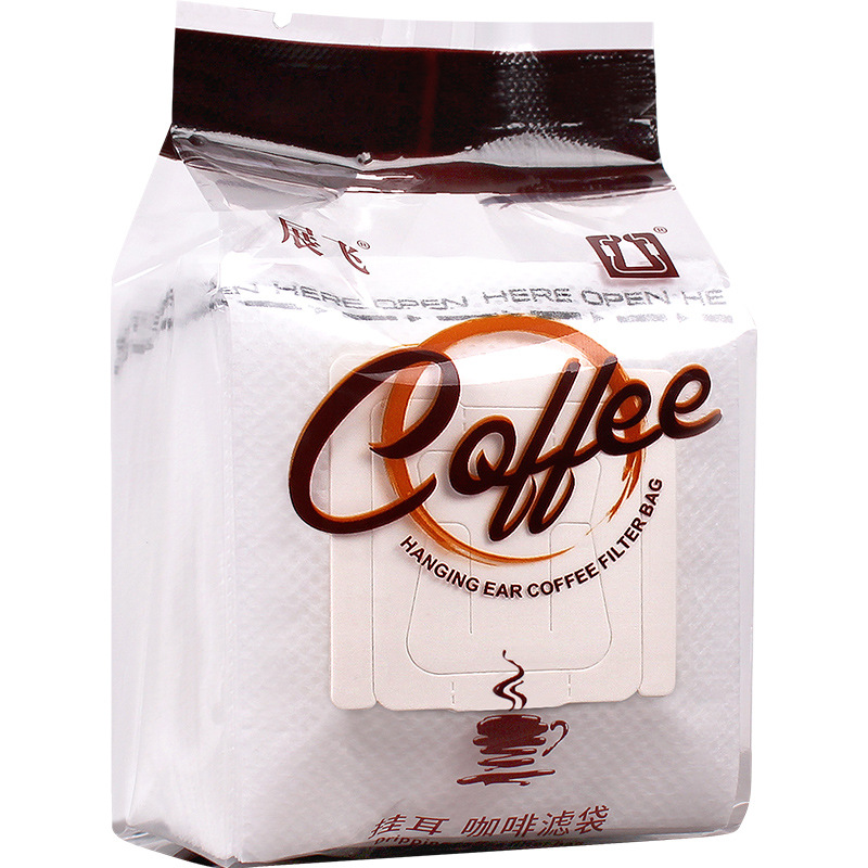 挂耳咖啡滤袋50枚材质滤纸咖啡袋纸基环保滴滤咖啡袋一件批发跨境