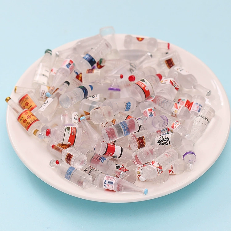 Small realistic food play, creative bottle, accessory, wholesale, handmade