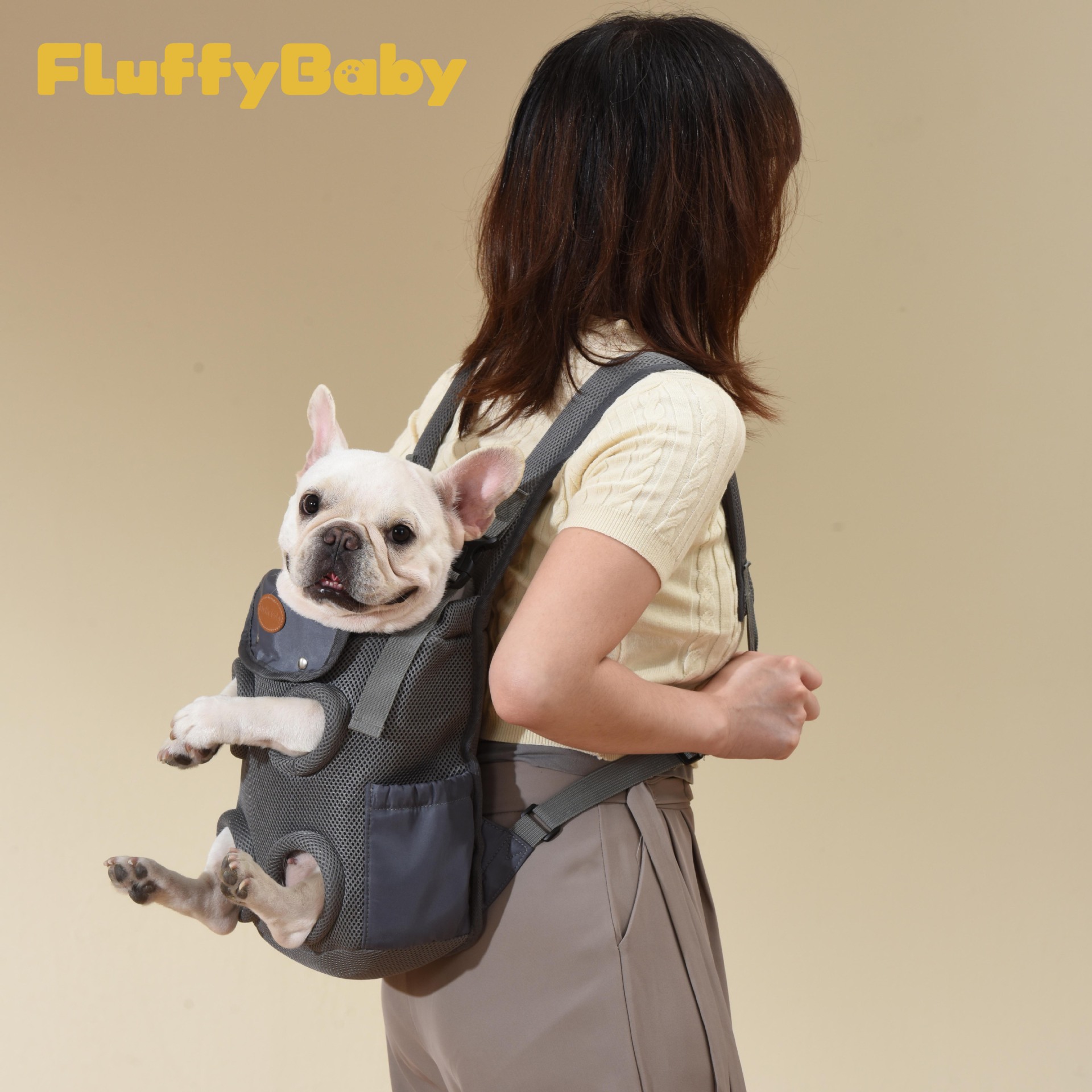 Summer Front Portable Dual-use Large Capacity Pet Outdoor Cat Breathable Double Shoulder Dog Bag_voghion.com