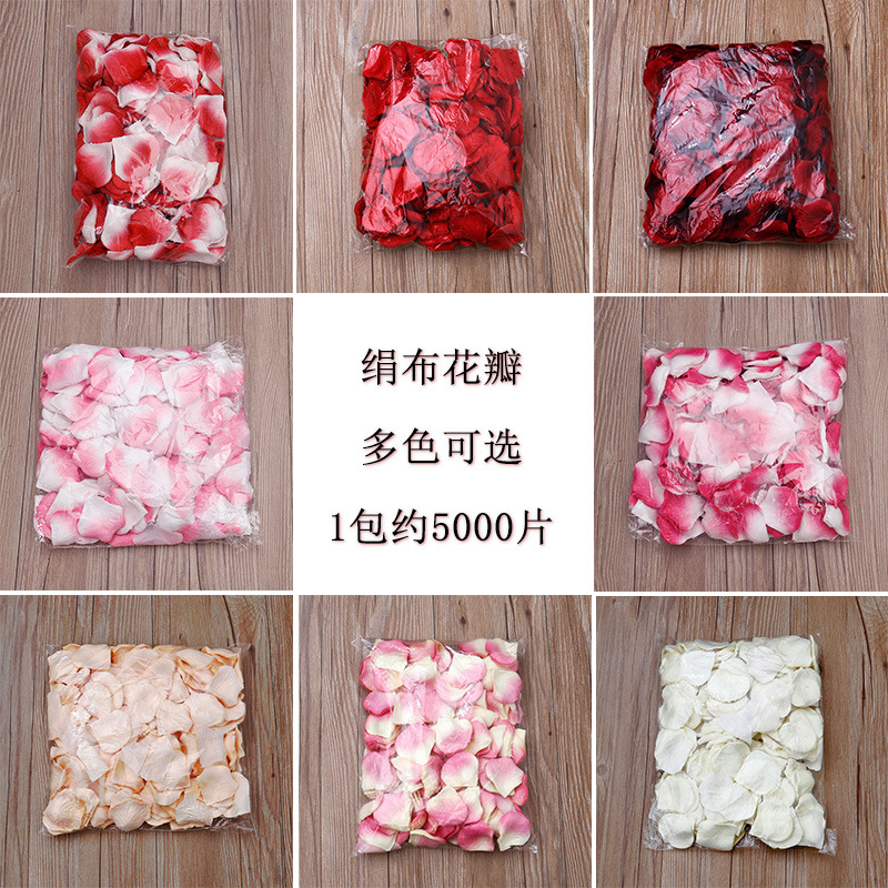 Simulated rose petals wedding decoration supplies wedding room…