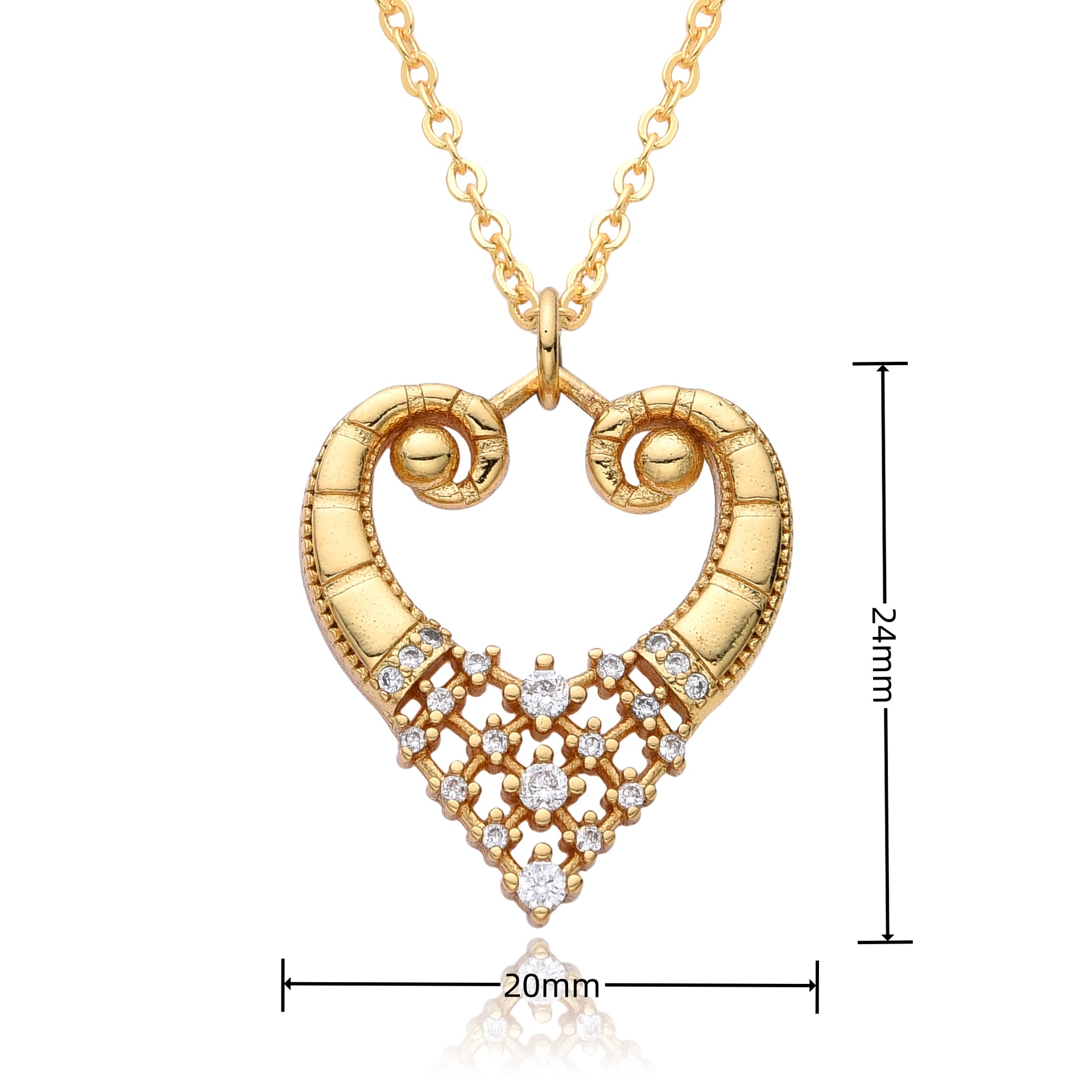 12g Weight Copper Pendant Material Zircon Inlay Material Pendant Necklace Classification Copper Chain Material 1 Piece Quantity Holiday, Daily Occasion Copper Material Heart Shape Pattern Women's Gender Inlay Design Simple Style Style Copper Inlay Heart Shape Zircon Pendant Necklace 21
