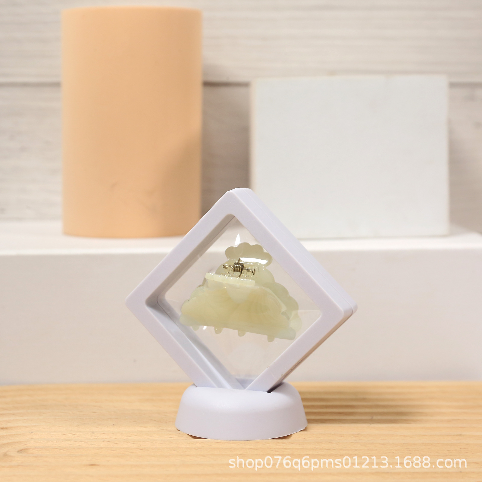 Caja de exhibición de película PE transparente Caja de embalaje de suspensión Caja de joyería Anillo Brazalete Caja de regalo de productos pequeños en stock