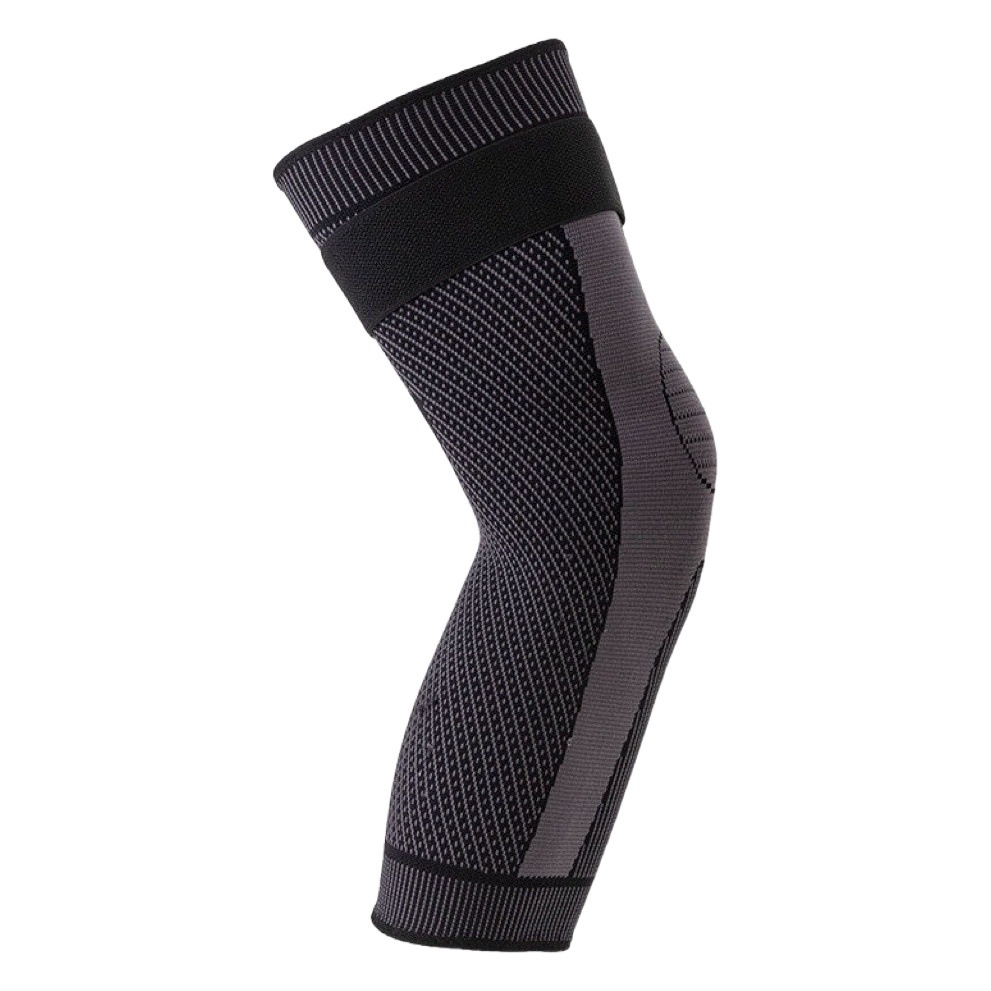 Long Mens Sports Knitted Nylon Knee Pads Cycling Dance Knee Brace Warm Knee Brace