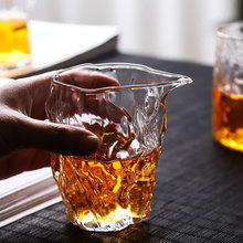厂家批发耐热玻璃水杯公道杯家用功夫茶具分茶器高硼硅公道杯