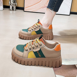 2025 Women's Shoes Spring New Forrest Gump Shoes Casual Easiest for Match Student Trbottomy Sports Shoes Soft Sole Women's Sneakers
