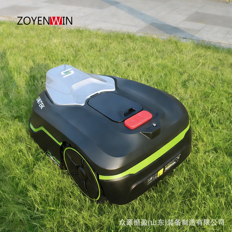 Remote-Controlled Lawn Mower, All-Terrain Electric Grass Cutter, Four-Wheel V600 Type Lawn Mower, App Automatic Grass Cutting Robot