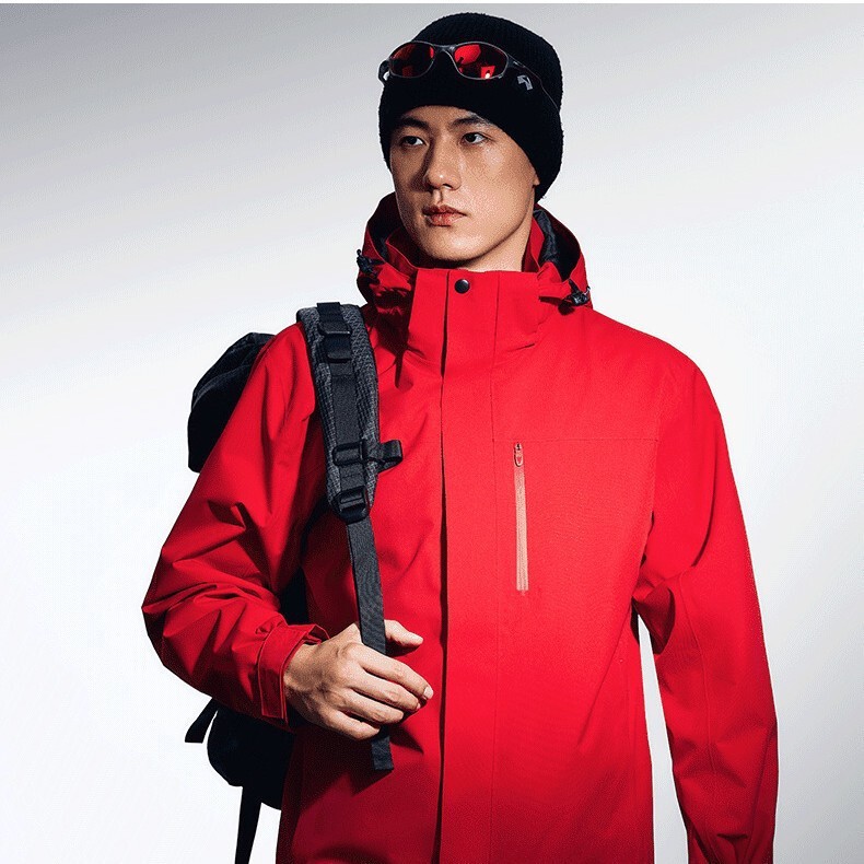 Three-in-one windbreaker, printed workwear with logo, group three-proof jacket, 4S store corporate outdoor workwear, waterproof Three-in-one windbreaker, printed workwear with logo, group three-proof jacket, 4S store corporate outdoor workwear, waterproof