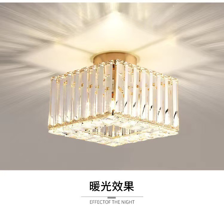 미국 표준-23CM 사각 골드 라운드 스타일