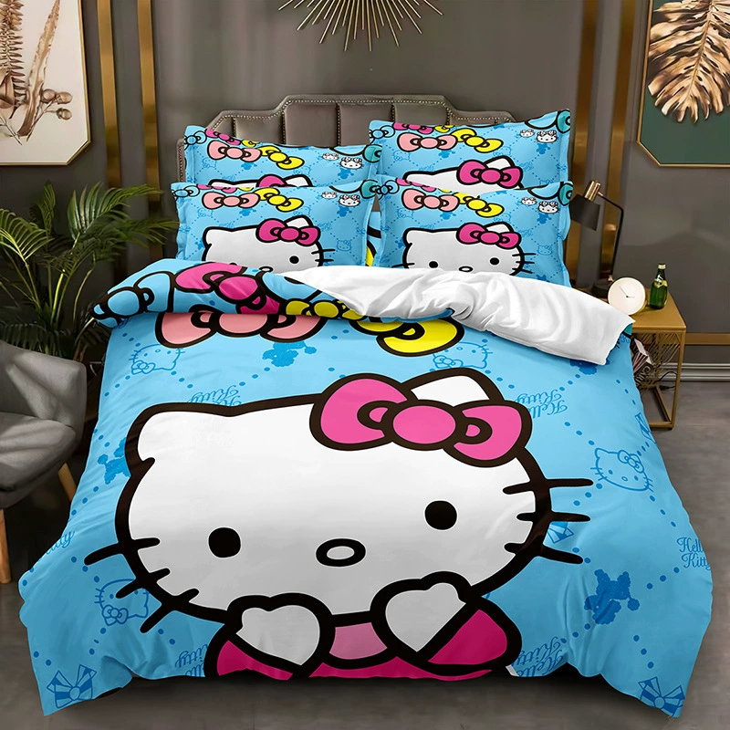 Постельное бельё Hello Kitty, наволочка, комплект, Amazon, 3D, набор из 3 предметов