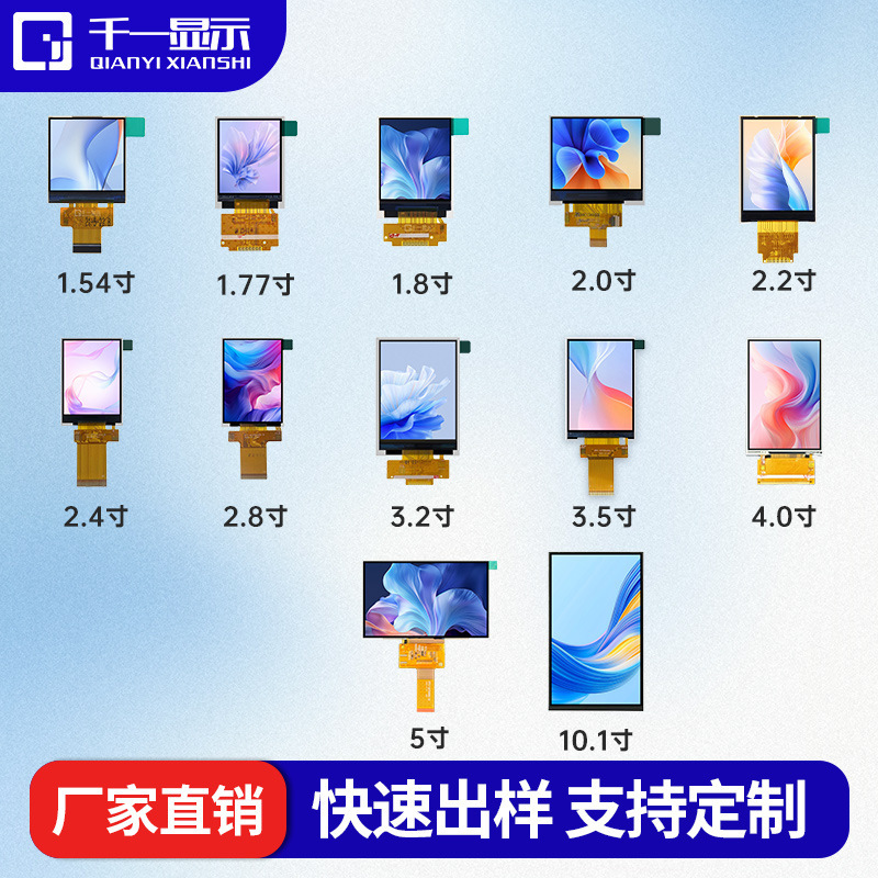 Boe Lcd Liquid Crystal Display Screen Color Screen 1.4 Inch 1.7 Inch 2 Inch 3inch 4inch 5inch 10inch Tft Full Viewing Angle