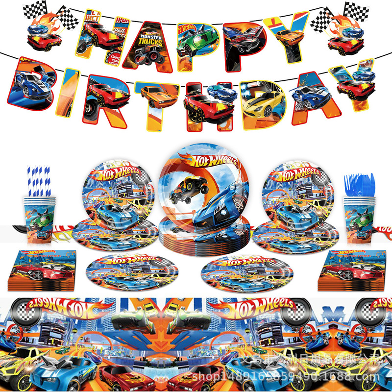 New Hot Wheels Hot Wheels Theme Party Supplies Birthday Decoration Tableware Supplies Banner Tissue Tablecloth New Hot Wheels Hot Wheels Theme Party Supplies Birthday Decoration Tableware Supplies Banner Tissue Tablecloth