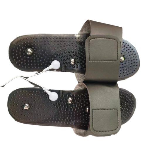 Acupoint Massage Electrotherapy Shoes Buckle Needle Adaptation Physiotherapy Shoes Plantar Acupoint Massage Slippers Physiotherapy Instrument Massage