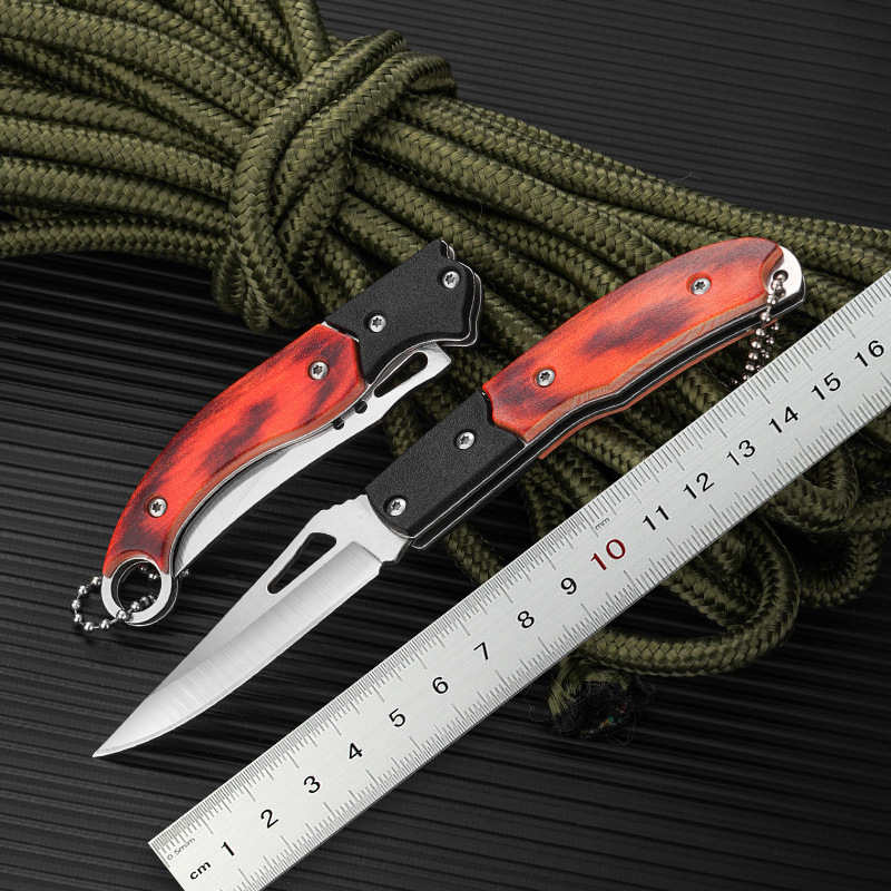 户外小折叠刀迷你折叠刀不锈钢刀多功能随身便携防身刀锋利水果刀