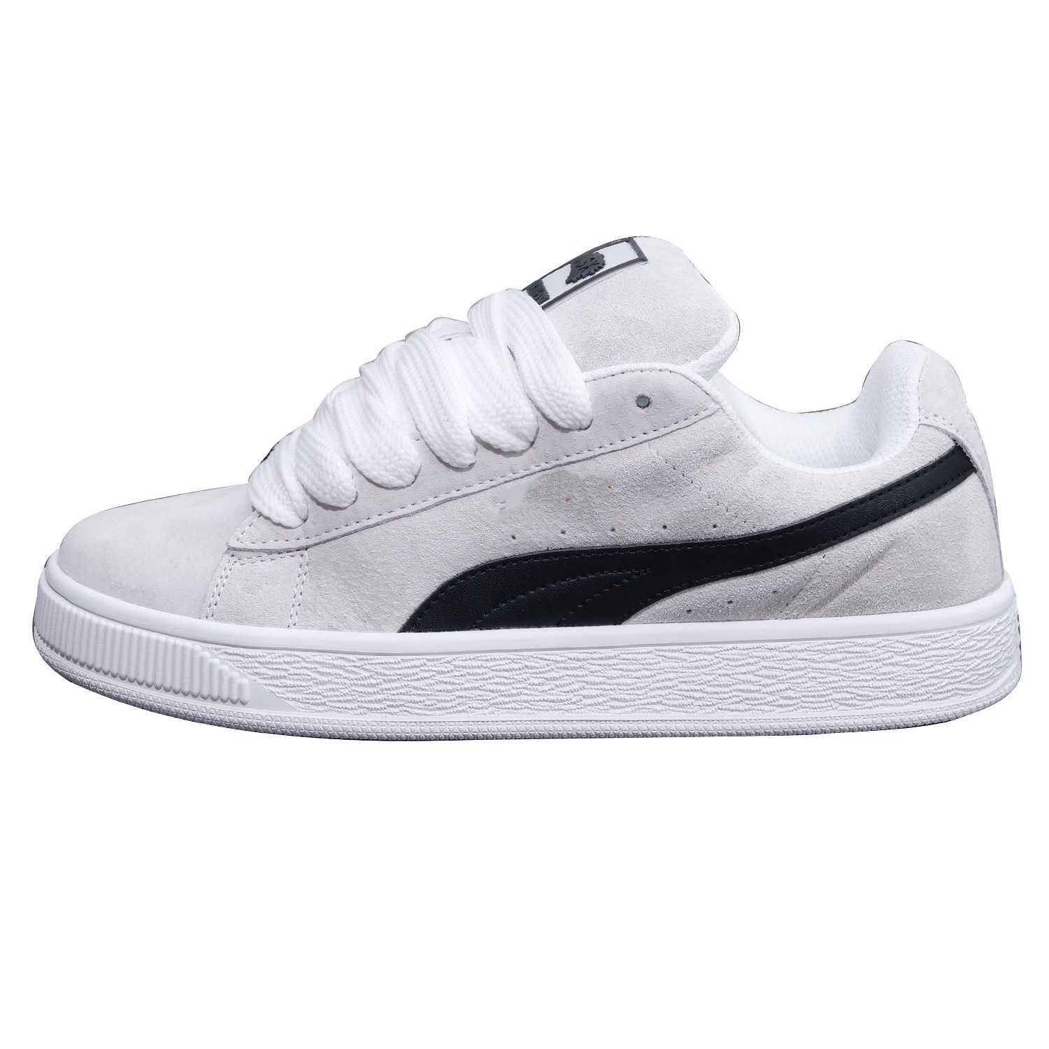 Zapatos Breadboard de talla grande para mujer, modernos y versátiles para primavera y otoño, zapatos casuales blancos, zapatos unisex, zapatos de mujer de talla grande del 41 al 43.