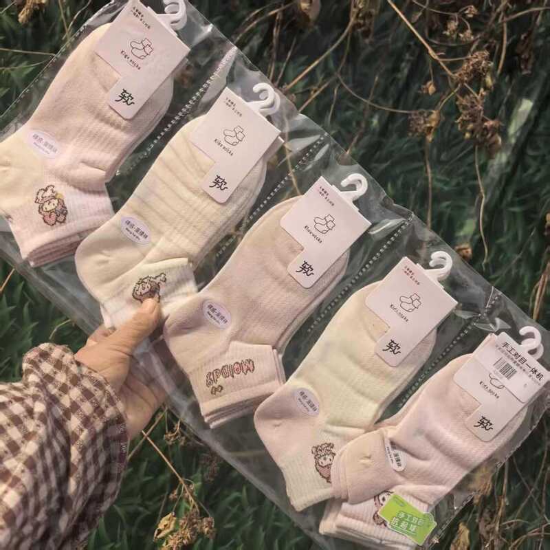 Wanghai Bamboo Winnie Baby Boys and Girls Cute Versatile Low-Waist Mesh Breathable Children's Socks 26 Spring/Summer Mesh