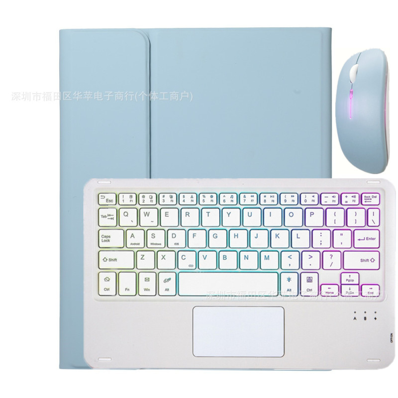 Lenovo Tab 10.1 2025タブレットワイヤレスbluetoothキーボードレザーカバーはLenovo 10.1ケースに適用されます|undefined