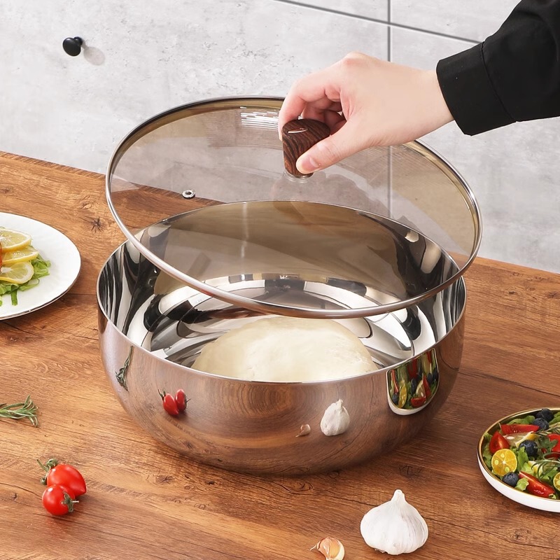 ドイツ316ステンレス鋼は洗面器の家庭用台所の野菜と麺の洗面器がとても厚い|undefined