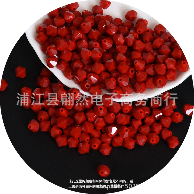 3-8mmAAAA水晶菱形珠精品水晶ガラス珠二頭尖珠DIY珠散珠アクセサリー部品