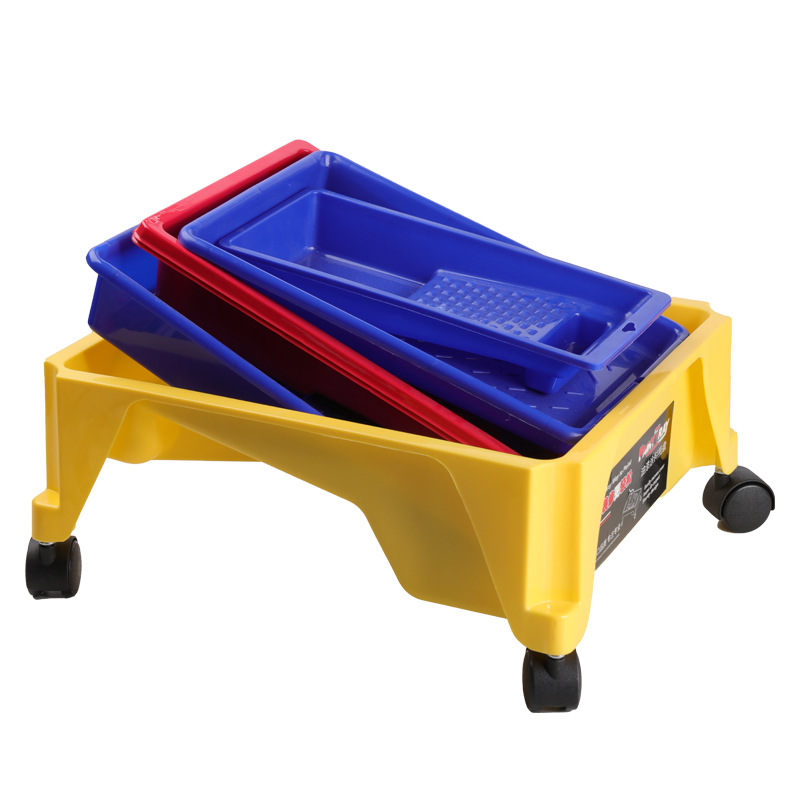 Bandeja de pintura engrosada de 47910 pulgadas para renovación, bandeja de pintura para accesorios de rodillo de pintura de látex artístico, bandeja de pintura.