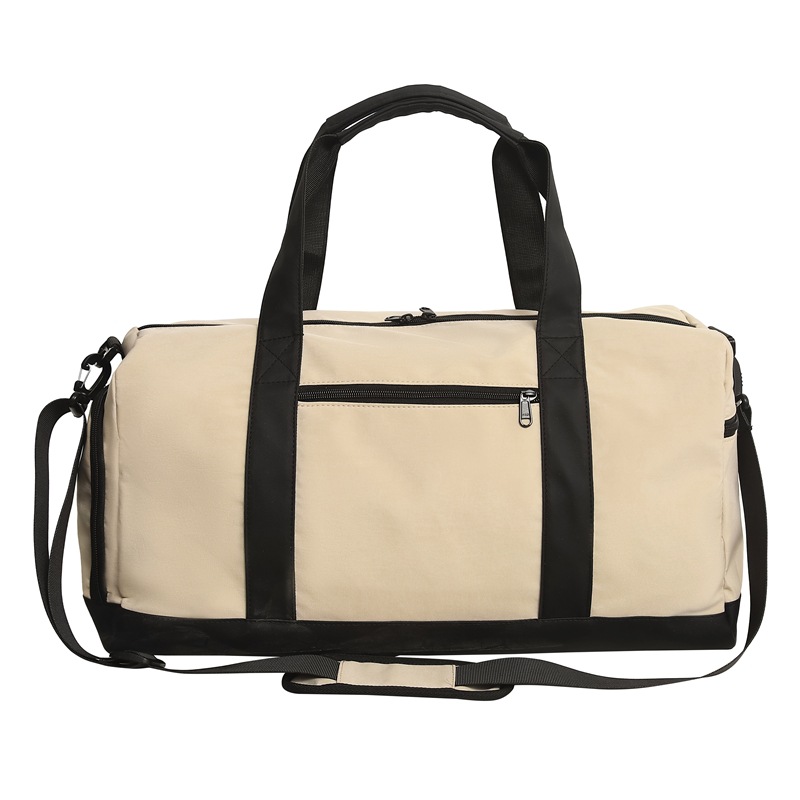 Bolsa de ejercicios transfronterizos con logotipo de impresión, bolsa de viaje de gran capacidad, bolsa deportiva de almacenamiento de zapatos independiente, bolsa de viaje