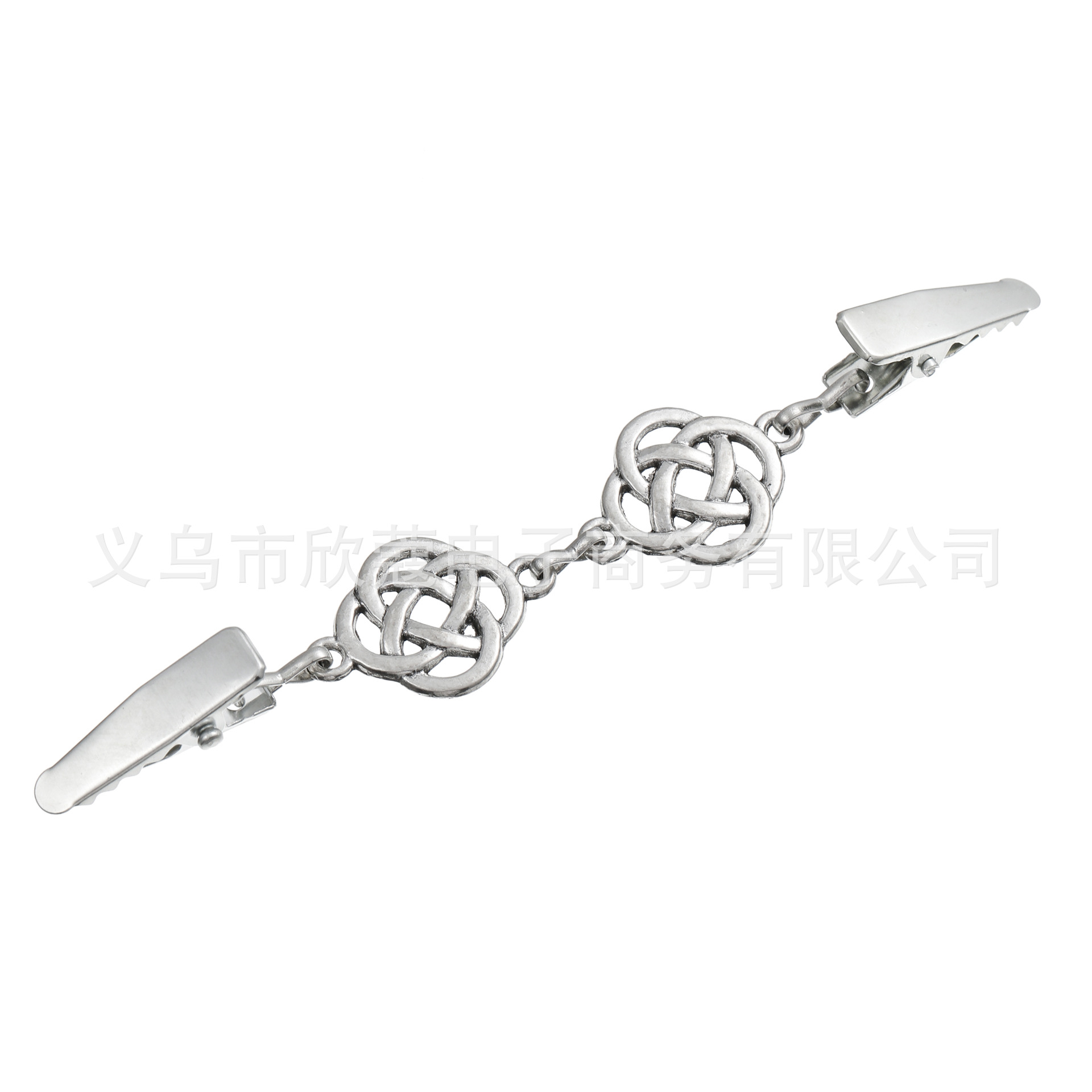 Venta caliente clip de cuello transfronterizo clip de suéter geométrico simple ropa rompevientos chal clip hebilla anti-exposición de las mujeres