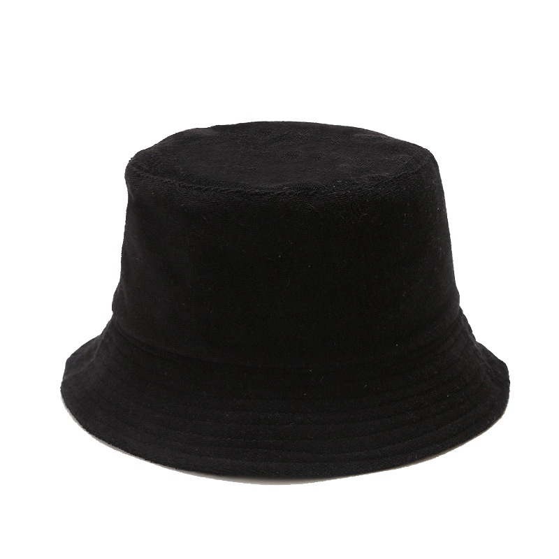 INS nuevo estilo toalla tablero de luz sombrero de pescador de los hombres de moda Otoño e Invierno estilo japonés artístico fresco sombrero de lavabo de color sólido para niños