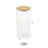 Square bamboo lid 2.4L