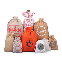 Пользовательские белье мешок ювелирных изделий мешок drawstring хлопка льняной ткани ювелирные изделия упаковка на заказ белье мешок небольшой мешок ткани