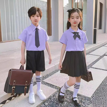 泰式学院女童泰国校服衬衫六一儿童演出合唱学院风班服男童幼儿园