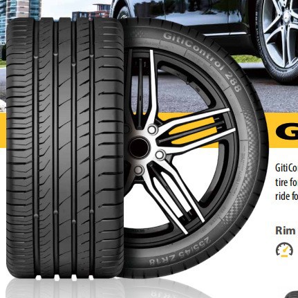佳通轿车轮胎GitiControl 288 RunFlat  225/235845RF17佳通车胎