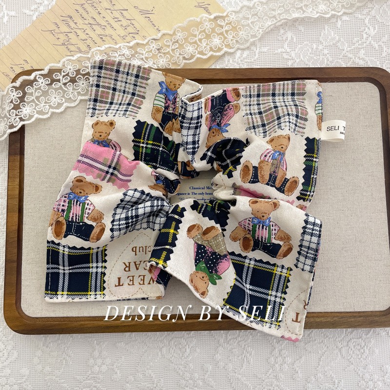 方巾合集~百款网红大肠发圈温柔学院风少女心布艺肠圈发绳不伤发