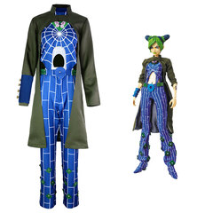 Anime JoJo's Bizarre Adventure Prison Cosplay Suit JoJo Joestar Jonathan cosplay dress wholesale