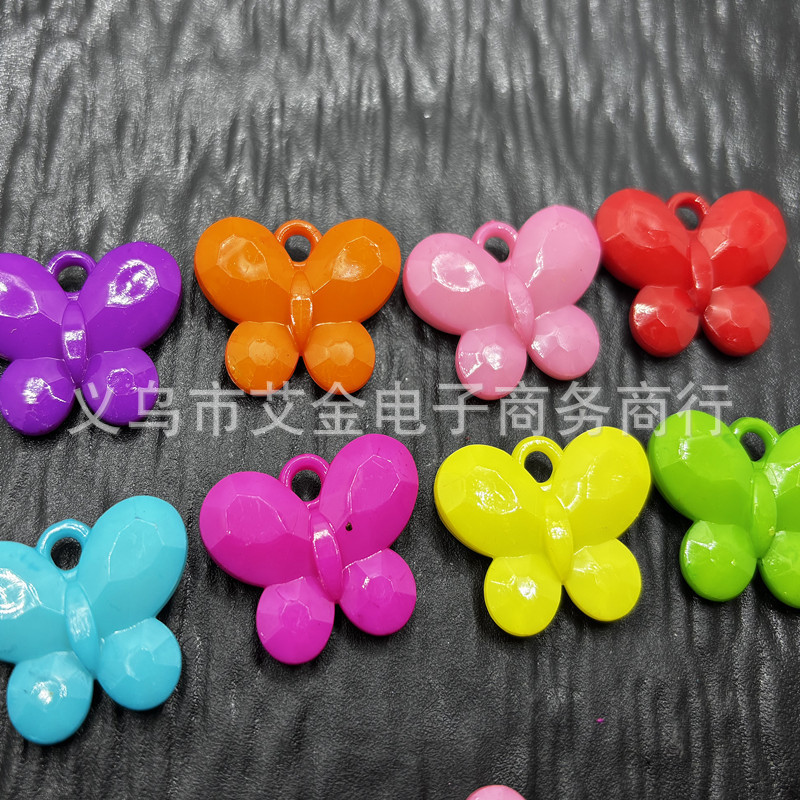 国境を越えた実色の花動物アクリル吊り珠散珠DIY手作りブレスレットビーズアクセサリー|undefined