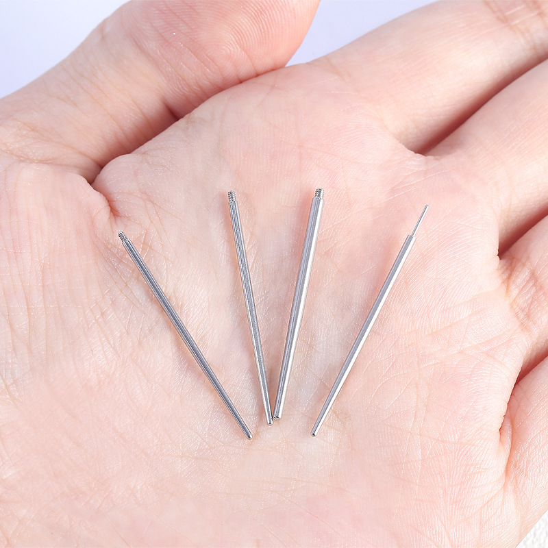 Pointed titanium steel lip stud product view