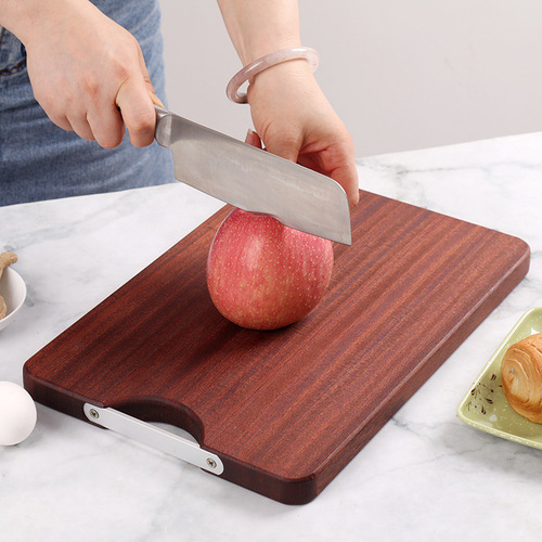 Wooden Udum tree cutting board, Sapi wood chopping board, kitchen block with handle, solid wood rolling pin, factory direct sale one piece