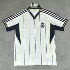 2526 新レアルマドリード野球ユニフォームユベントス M リーグ半袖 Tシャツモドリッチ同じジャージサッカーユニフォームシャツ