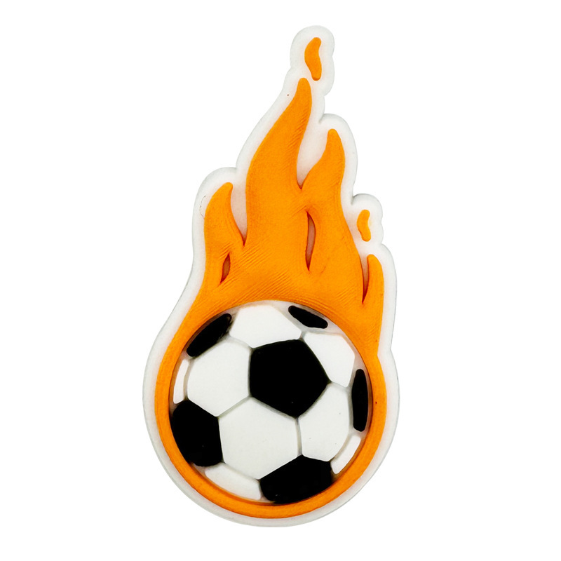メーカー卸売 サッカーシリーズ ドリルシューズアクセサリー PVC厚手素材 シューズデコレーション DIYシューズバックル装飾品|undefined