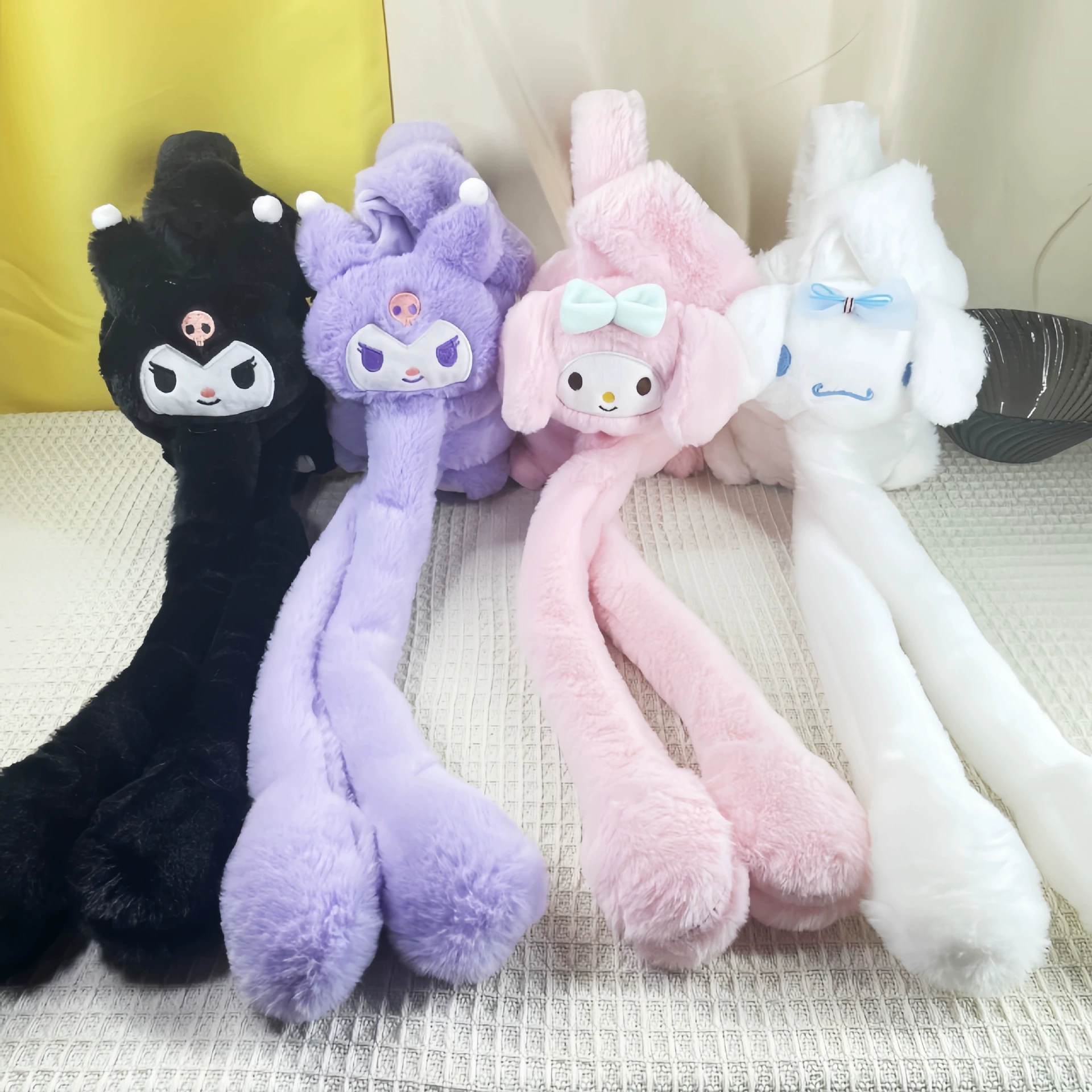 Зимние утолщенные теплые наушники для детей мультфильм ухо Sanrio будет двигать подушками безопасности