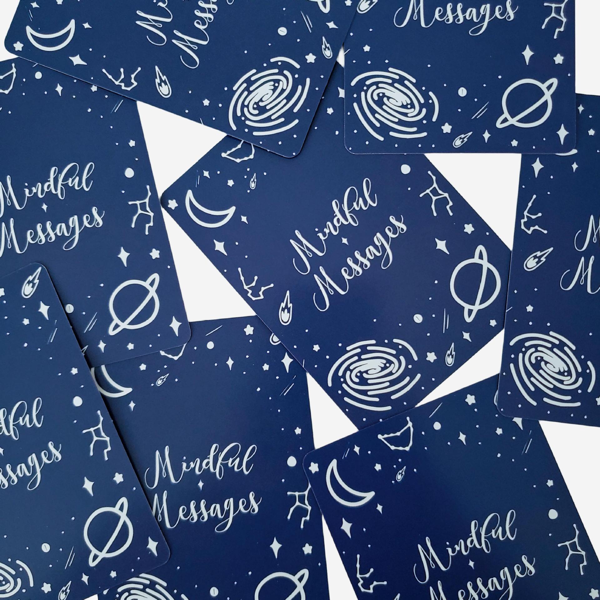 Mindful Messages Oracle Cards Mindfulness Meditation Game Set_voghion.com